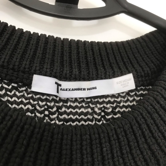 T BY ALEXANDER WANG Cable Knit Sweater - Picture 4 of 7